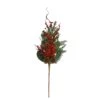 Addobbo Floreale Ramo Decorativo Bacche Rosse