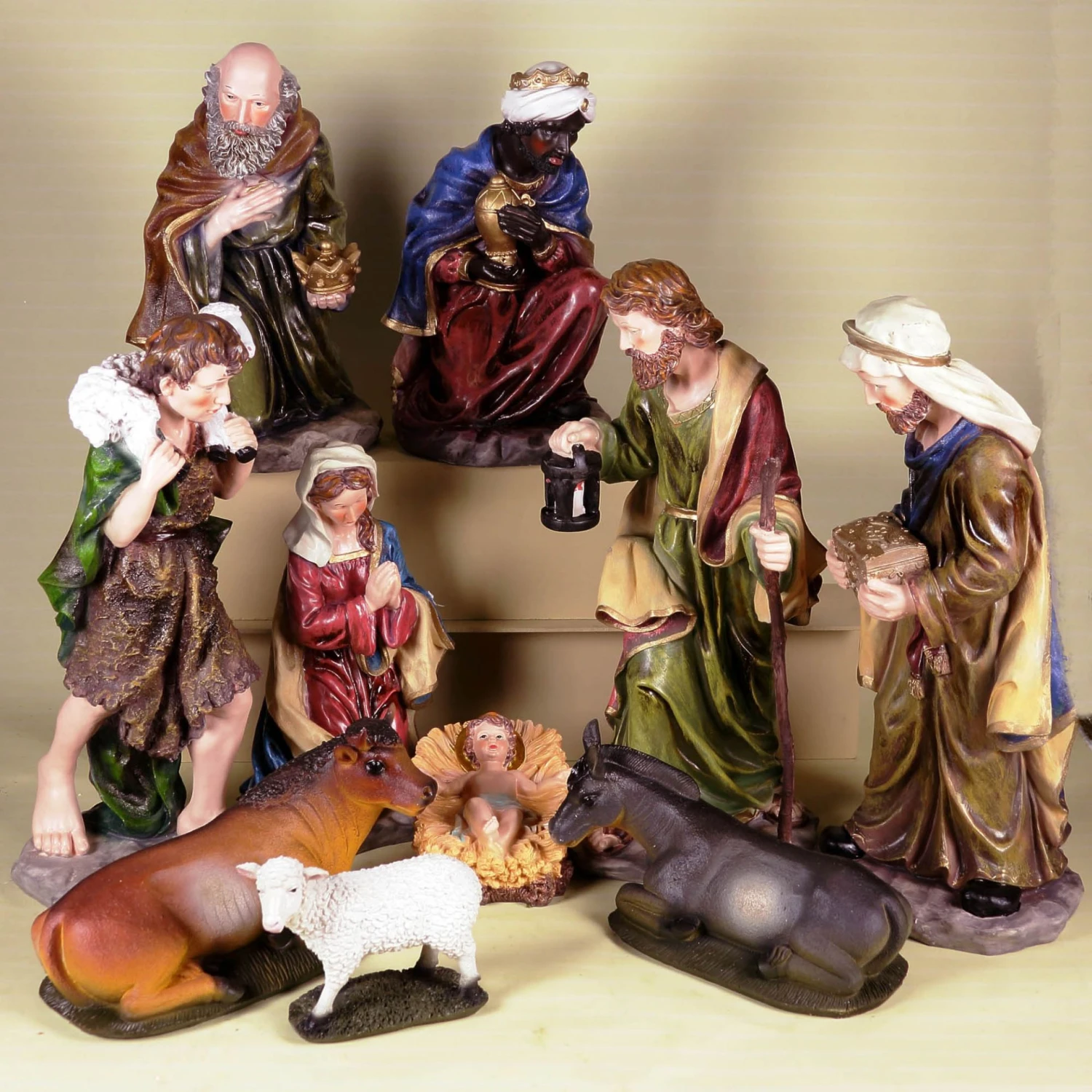 Natività 10 Statuitine Presepe 50cm - immagine 5