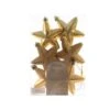 6 Stelle Con Decoro Glitter Oro 7.5cm