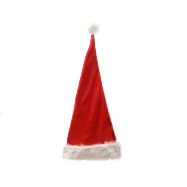 Cappello Babbo Natale Ø30x70cm Rosso