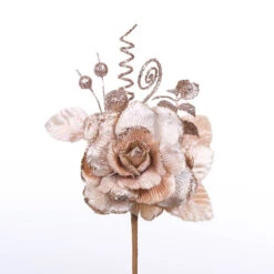 Pick Rosa Con Ruscus 21cm