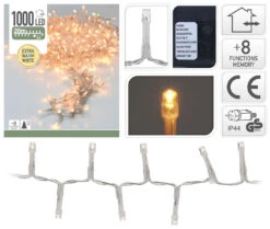 Luci Di Natale 1000 Led Extra - Luce Calda