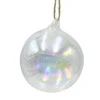 Pallina Natale In Vetro Trasparente 10cm