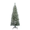 Flora Albero Di Natale Slim Innevato Silvestre 180 Cm - 326 Rami