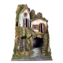 Presepe Luci E Cascata Con Pompa