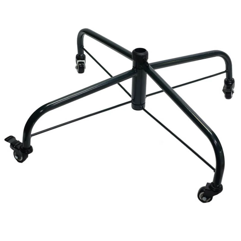 Base Rotante Nera In Metallo Per Albero Di Natale