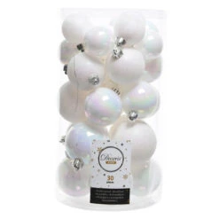 30 Palline Iridescenti - Decoro Natalizio