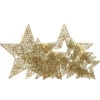 Set 4 Stelle Assortite Oro - Decoro Natalizio