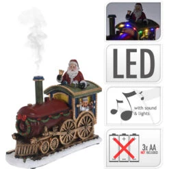 Treno A Vapore Con Led E Musica