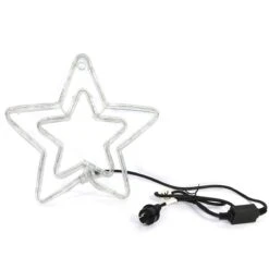 Stella Natalizia Luminosa 37cm Bianco Freddo LED