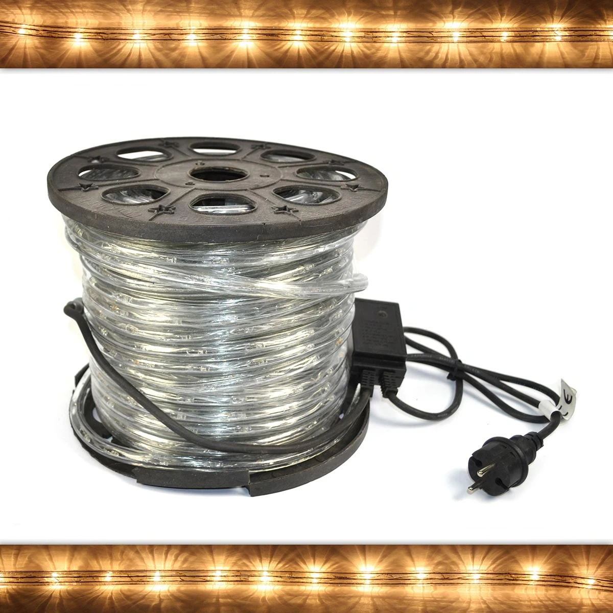 Tubo Luminoso 50m Bianco Caldo 1200 LED