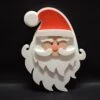 Viso Di Babbo Natale In Polistirolo 60cm