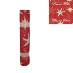 Tappeto Passatoia Buone Feste Con Stelle 100x500cm