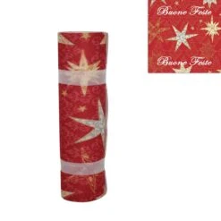 Tappeto Passatoia Buone Feste Con Stelle 100x100cm