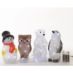 Pupazzi Natalizi Con LED