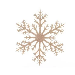 Decorazione Natalizia Pendente Fiocco Di Neve 20cm Perla