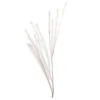 Decorazione Natalizia Piuma 80 Cm Glitter Bianco