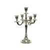 Candelabro 5 Bracci Alluminio 29,5cm