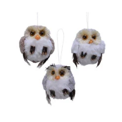 Addobbo Natalizio Gufetto 9,5cm