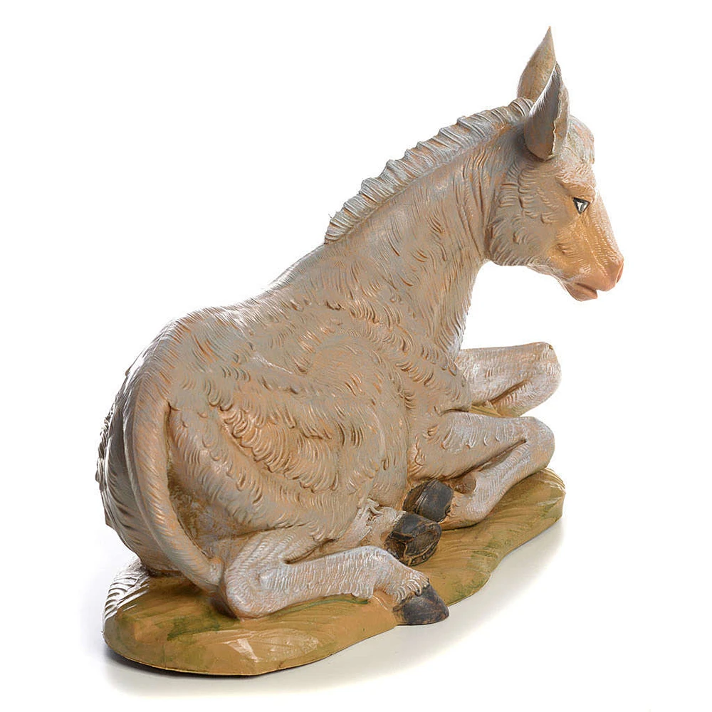 Asino Seduto Per Presepe 30cm - immagine 2