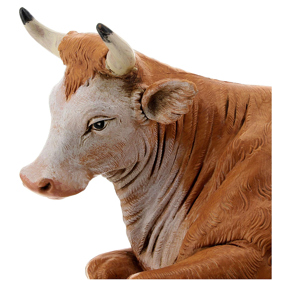 Bue Seduto Per Presepe 30cm - immagine 2
