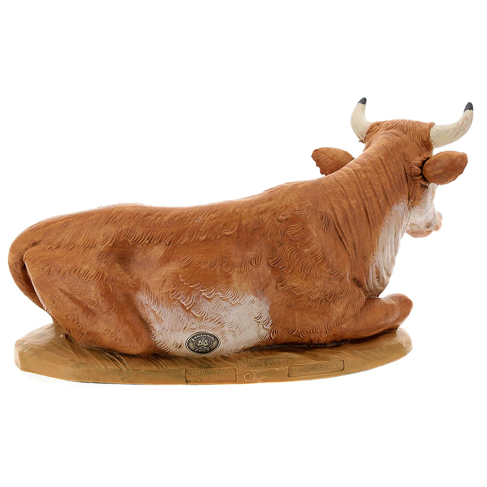 Bue Seduto Per Presepe 30cm - immagine 5