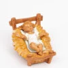 Gesù Bambino E Culla Per Presepe 30cm