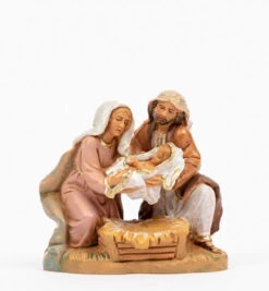 Sacra Famiglia Per Presepe 9,5cm