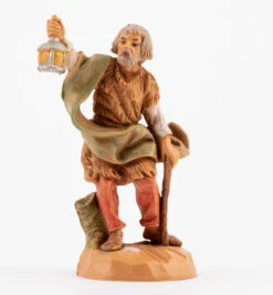 Pastore Con Lanterna Per Presepe 6,5cm