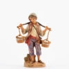 Pastore Con Secchi Per Presepe 12cm