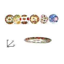 Piatto Natalizio 32cm