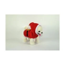 Costume Babbo Natale Con Cappuccio Per Cani