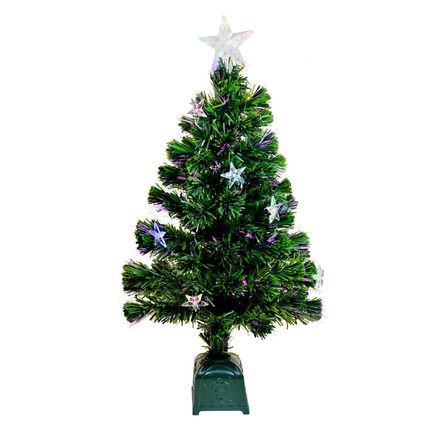 Albero Di Natale Con Fibre Ottiche 150 Cm