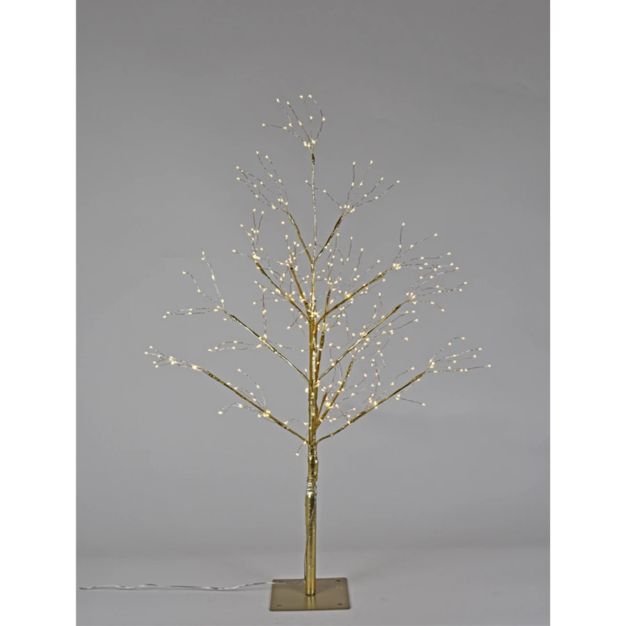 Albero Dorato 375 Nano LED Luce Fissa 90 Cm - immagine 2