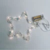 Stella Con Diamanti E Paillettes Luminosa 15 Nano LED Luce Fredda A Batteria