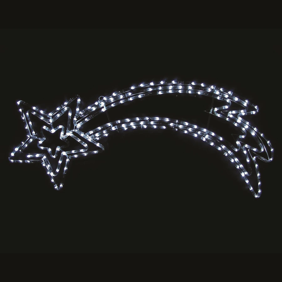 Stella Cometa Luminosa A LED Luce Fredda 117 Cm