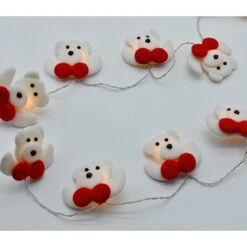 Catena Luminosa Con 10 Orsetti LED A Batteria