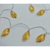 Catena Luminosa Con 10 Foglie Oro 3D LED A Batteria