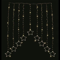 Tenda Luminosa Ad Arco Con Stelle 308 Nano LED