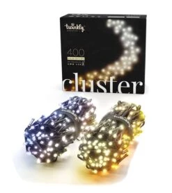Twinkly Cluster Gold Edition Catena 400 LED Ambrato E Bianco AWW