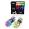 Twinkly Icicle Special Edition Tenda 190 Led Multicolore RGB+W Con Cavo Trasparente
