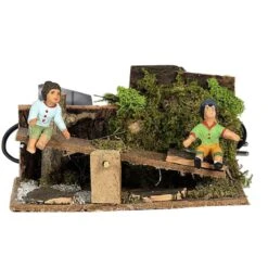 Bambino E Bambina Con Movimento