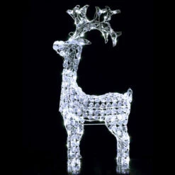 Preqù Renna 3D Luminosa Con 200 LED A Luce Fredda - 115 Cm