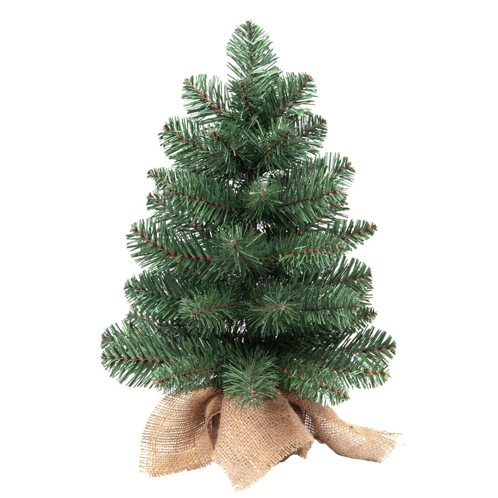 Flora Mini Albero Di Natale Con Base Foderata In Juta 45 Cm