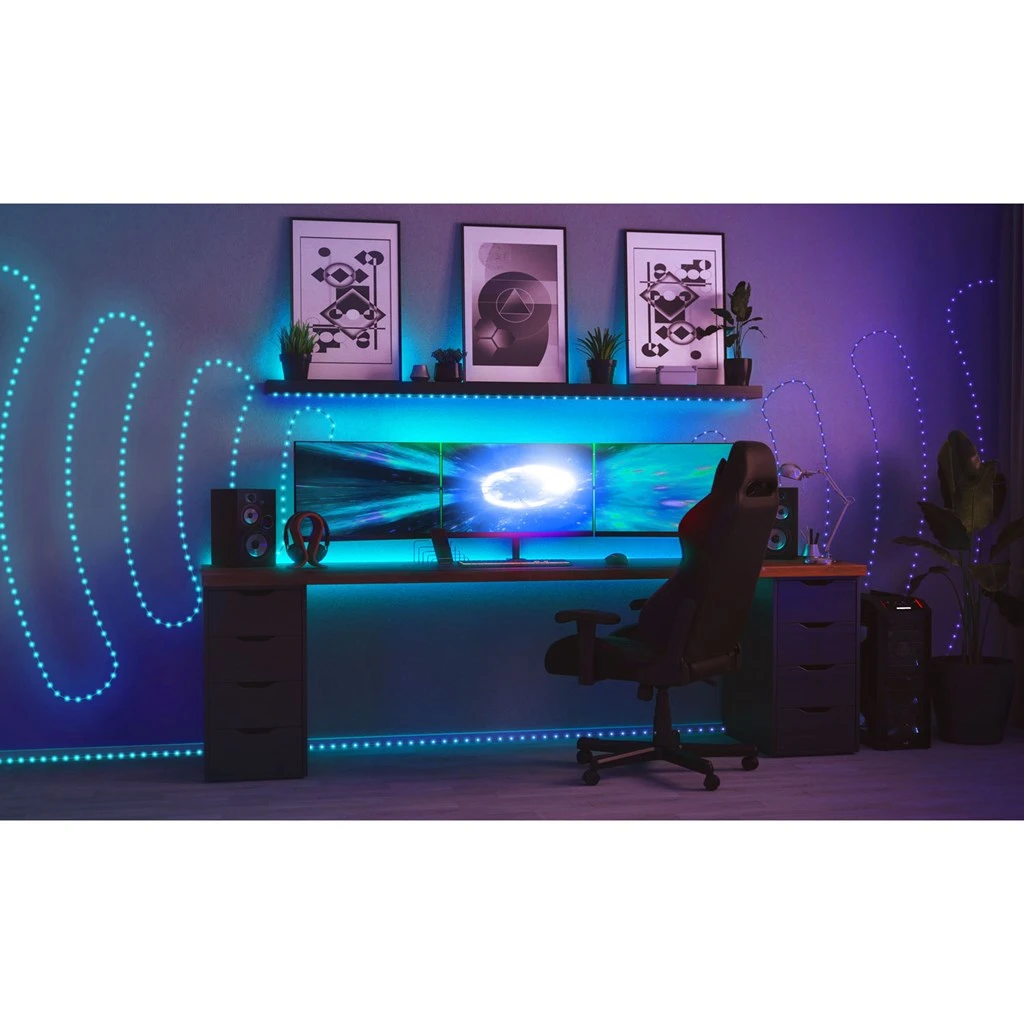 Twinkly 400 Dots Luci LED Multicolore Intelligenti 20 Metri - Cavo Trasparente - immagine 5