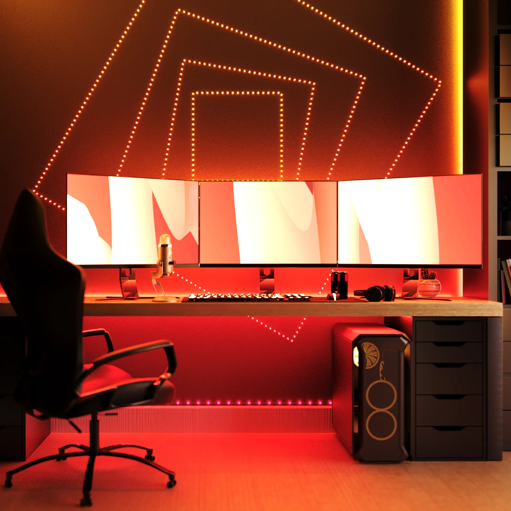 Twinkly 400 Dots Luci LED Multicolore Intelligenti 20 Metri - Cavo Trasparente - immagine 6