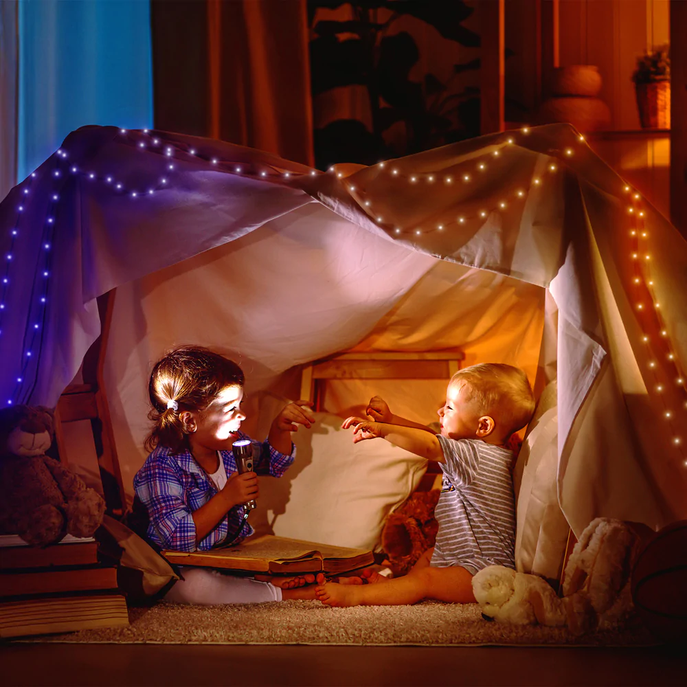 Twinkly 400 Dots Luci LED Multicolore Intelligenti 20 Metri - Cavo Trasparente - immagine 7