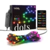 Twinkly 200 Dots Luci LED Multicolore Intelligenti 10 Metri - Cavo Nero