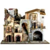 Borgo Presepe Con Luci 60x34x44 Cm