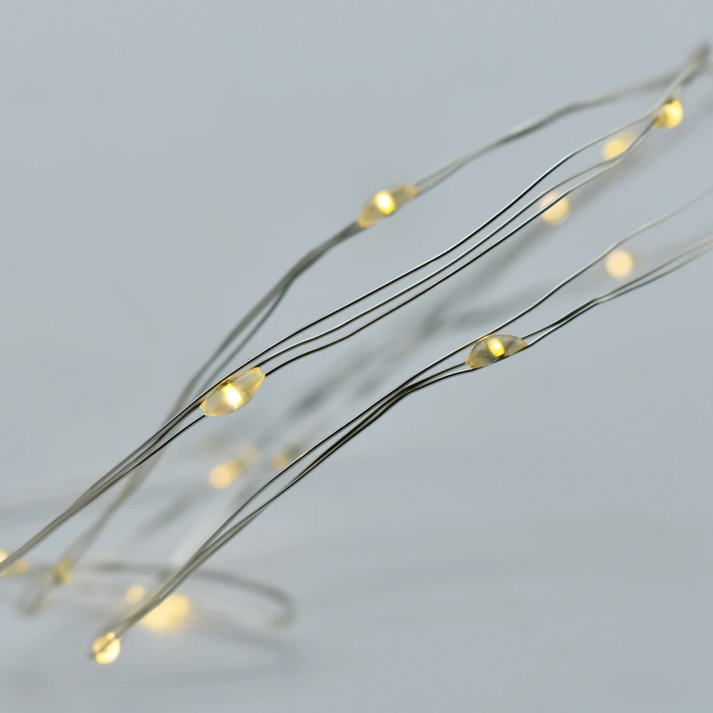 Prequ Catena Di Luci 300 Nanoled Bianco Caldo 15 M A Corrente, Giochi Luce, Memory Controller, IP44